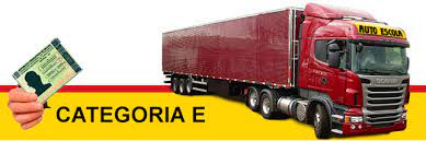 CNH categoria E caminhao